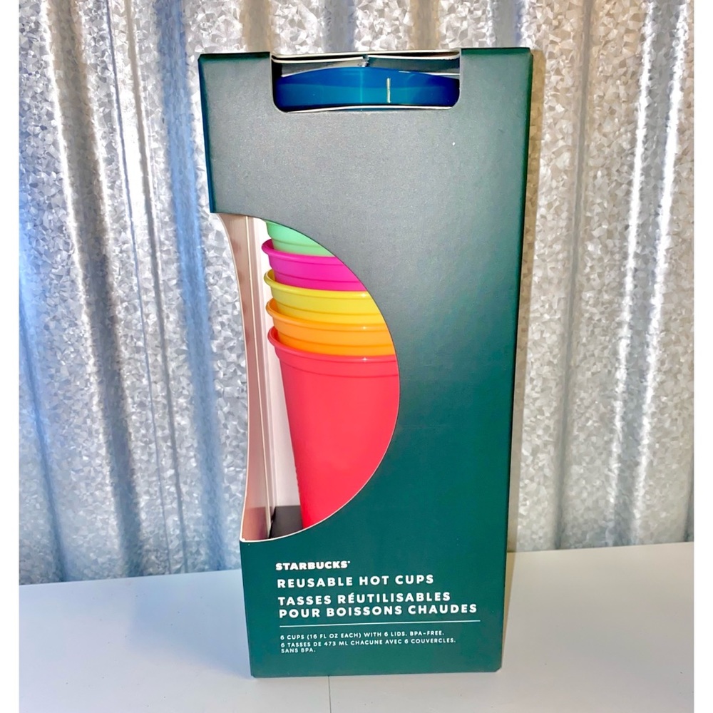 Starbucks Summer 2022 Neon Reusable Hot Cups